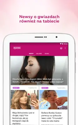 Plotek - plotki o gwiazdach android App screenshot 1