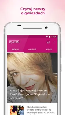Plotek - plotki o gwiazdach android App screenshot 5